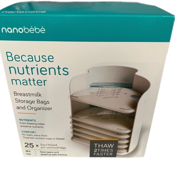 Breastmilk Storage Nanobebe Walmart NanoBebe Other Nano Baby